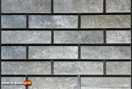 Клинкерная плитка TERRAMIG Country Gris, 235x62x10 мм