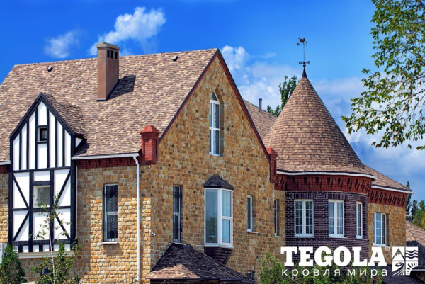 Черепица битумная TEGOLA UNICA LAZIO Nocciola 418