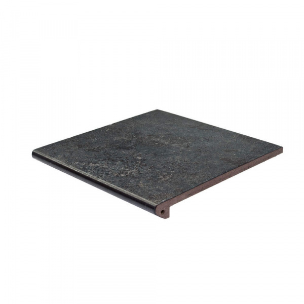 Ступень флорентинер Exagres Metalica Basalt, 330x330x40х13 мм