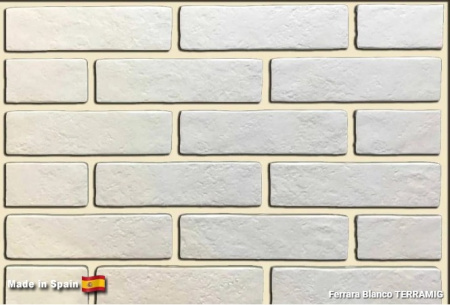 Клинкерная плитка TERRAMIG Ferrara Blanco, 235x62x10 мм