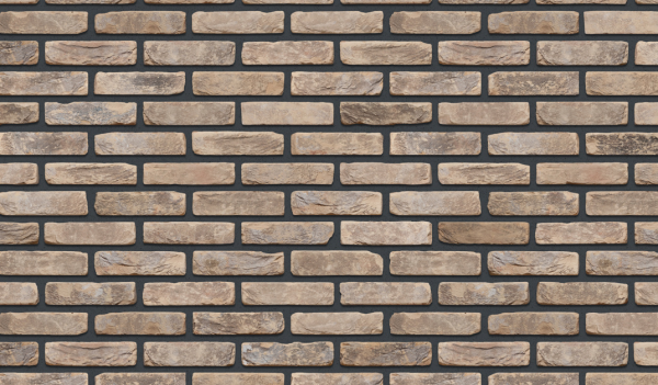 Кирпич ручной формовки, Antique Giallo Bruciato Burattatto Italian Standard, S.Anselmo, 250*120*55 мм