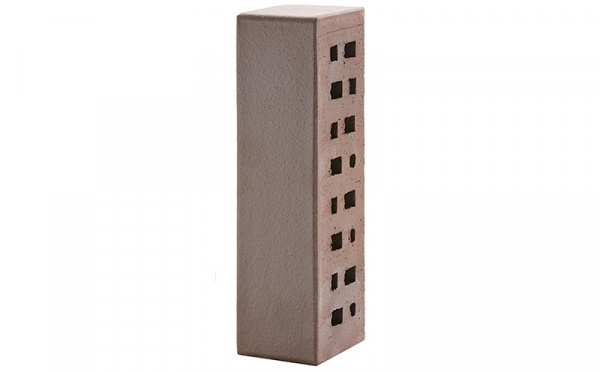 Кирпич клинкерный  облицовочный ЛСР Мюнхен коричневый, 07НФ 250*85*65