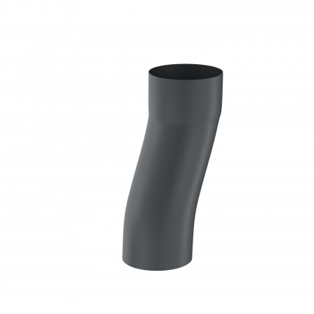 S-обвод металлический Aquasystem 100/150 RR23matt (Серый Маренго матовый)
