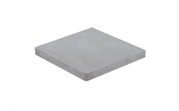 Угловая ступень лофт клинкерная Stroeher 970 grey, 340*340*11 мм