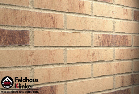 Клинкерная плитка Feldhaus Klinker R742NF14 vascu crema petino, 240*71*14