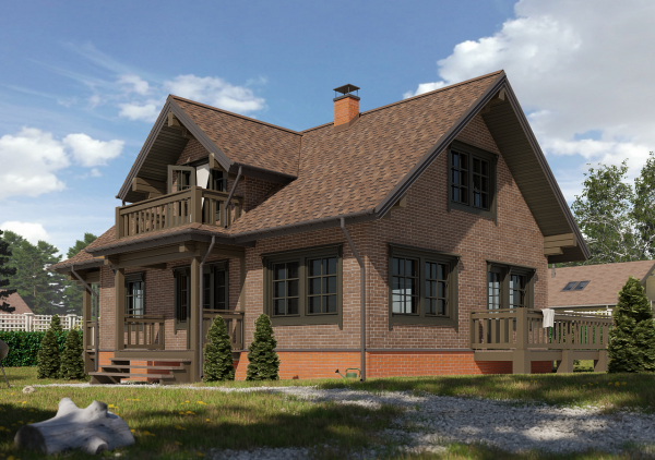 Черепица битумная Docke Dragon Lux, трюфель