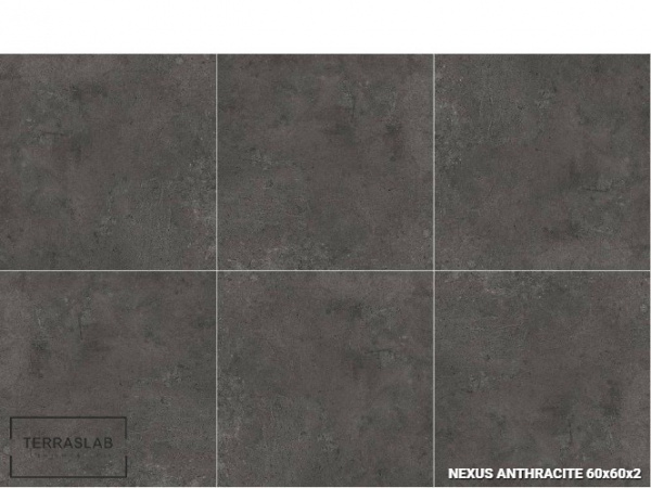 Плитка Nexus ANTHRACITE для террас, TERRASLAB, 60x60x2 см