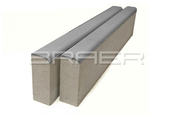 Бордюр тротуарный 1000/80x200 Серый, Braer