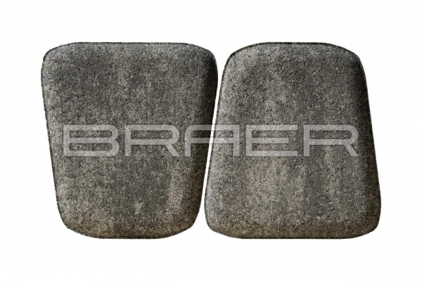 Плитка тротуарная Классико круговая 73x110x115x60 Туман, Braer 60 мм. толщина