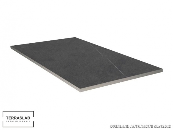Плитка Overland ANTHRACITE для террас, TERRASLAB, 60x120x2 см