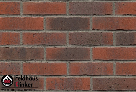 Клинкерная плитка Feldhaus Klinker R743NF14 vascu carmesi flores, 240*71*14