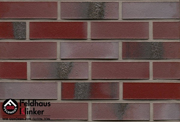 Кирпич клинкерный облицовочный Feldhaus Klinker K563DF carbona ardor rutila"