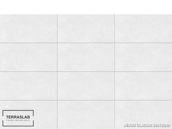 Плитка Nexus GLACIAR для террас, TERRASLAB, 60x120x2 см