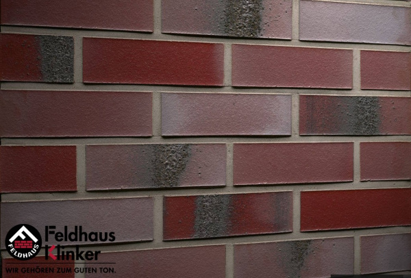 Кирпич клинкерный облицовочный Feldhaus Klinker K563DF carbona ardor rutila"