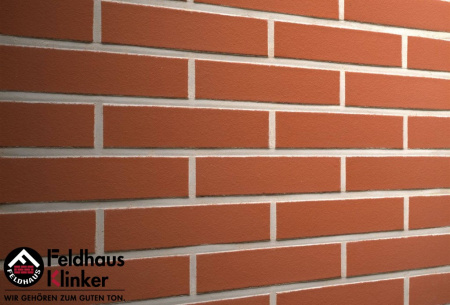 Кирпич клинкерный облицовочный Feldhaus Klinker K400DF "carmesi liso"